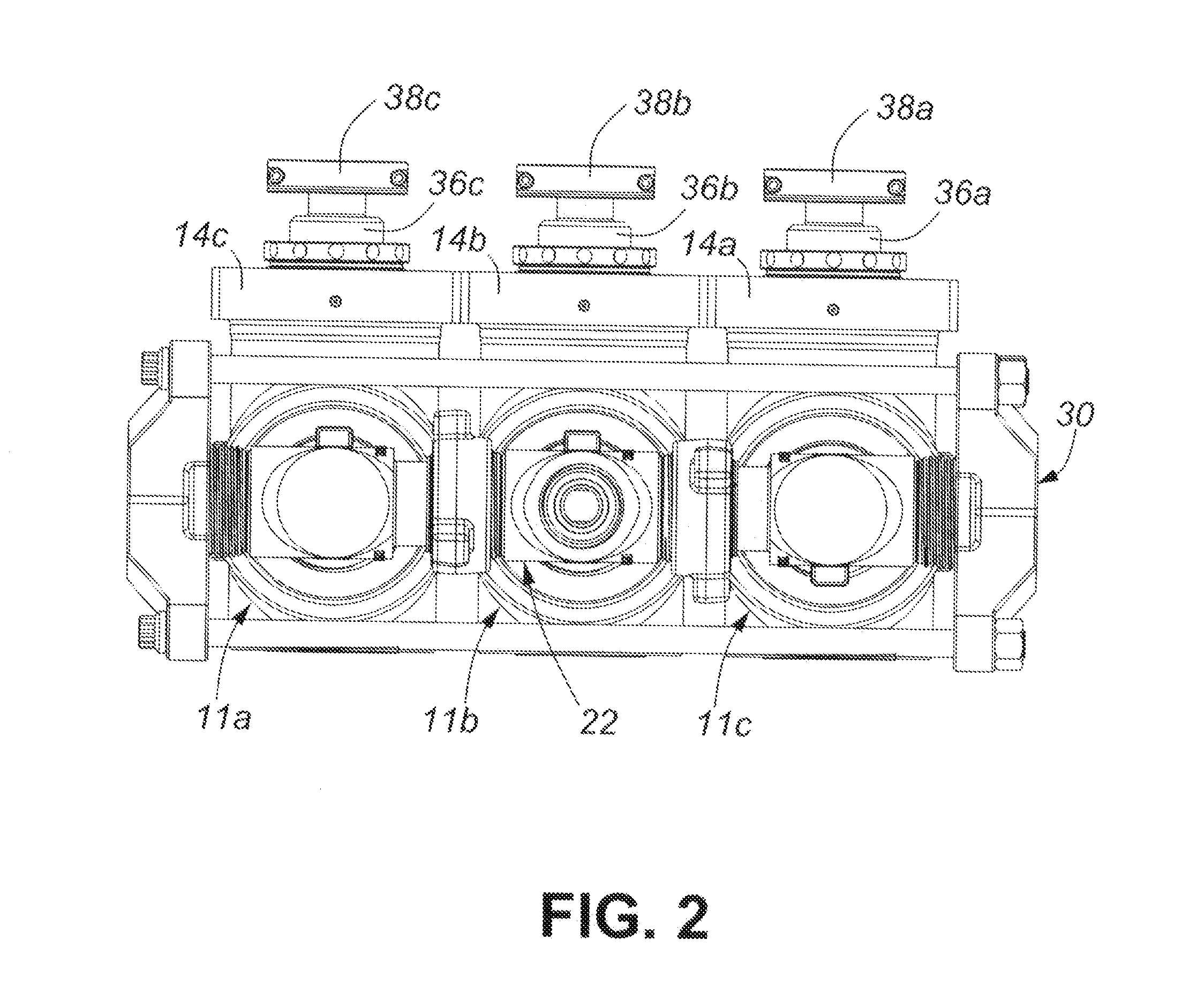 Modular fluid end for a multiplex plunger pump