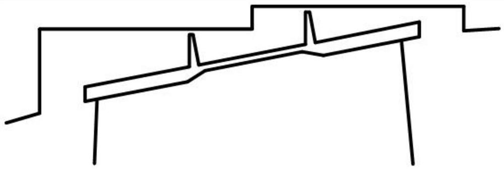 Crown turbine with margin plate step casing