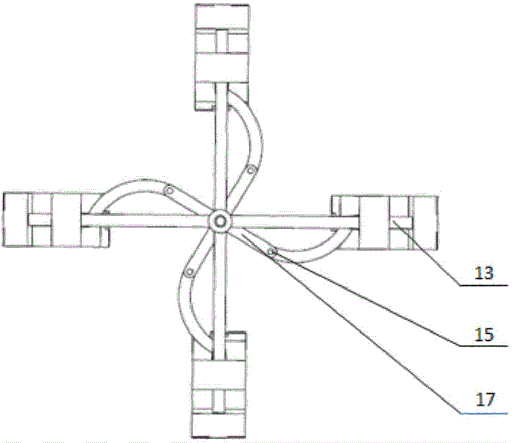 Variable-palm type bionic mechanical gripper capable of achieving passive enveloping