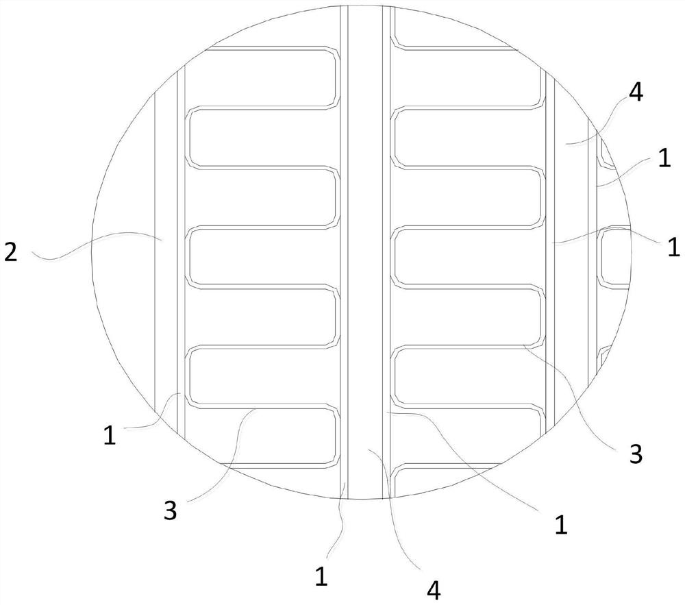 Plate-fin type efficient heat exchanger core of aircraft air conditioning system