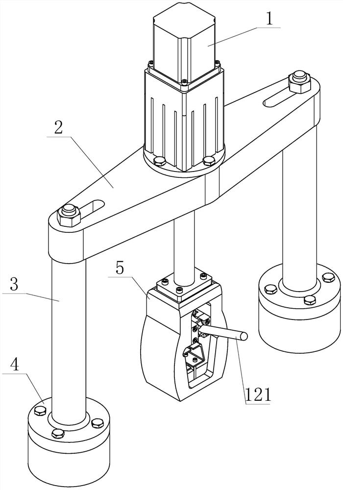 Mobile universal metallographic sample polishing fixture and its application method for clamping samples