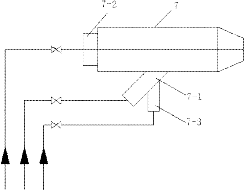 Composite type wet-method flue gas desulfurizing device