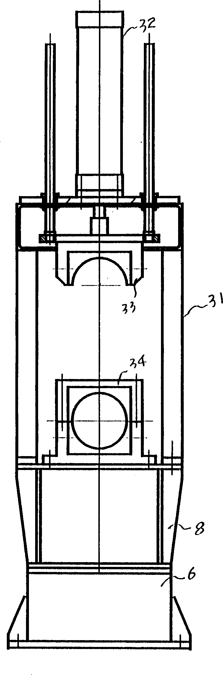 Blowing tube type inner blower