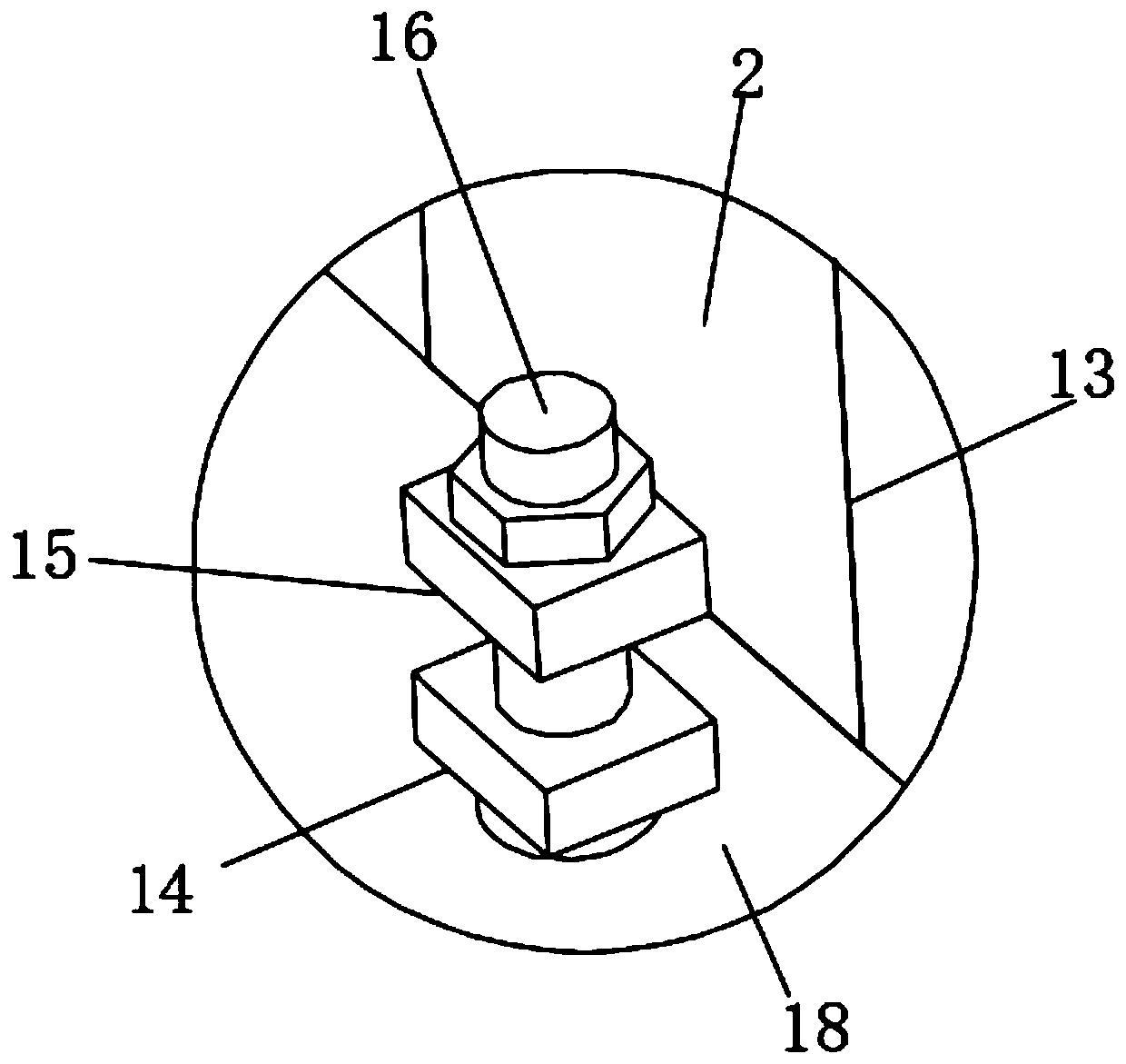 Sewage treatment device convenient for separating sewage impurities