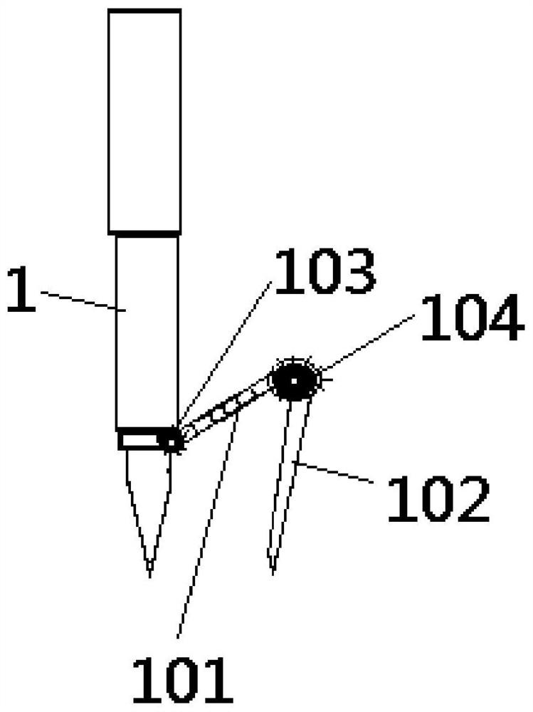 Oscilloscope and grounding device thereof