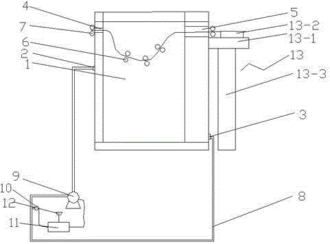 Chain oiling device