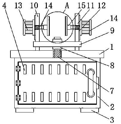 Polishing device for glass decoration product production