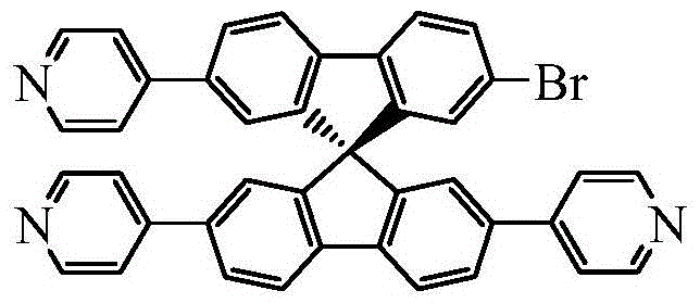 A kind of spirofluorenepyridine palladium nanoparticles and preparation method thereof