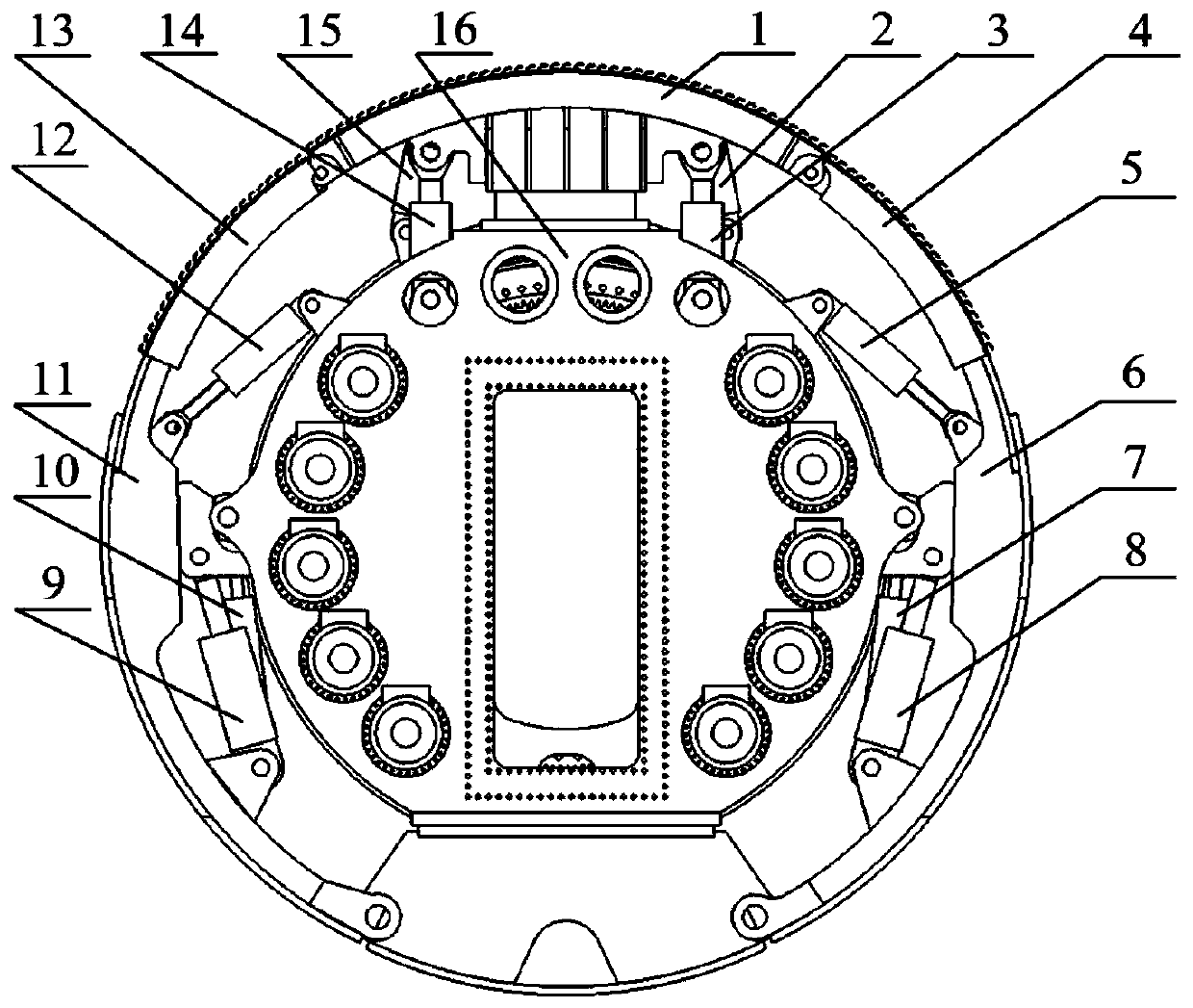 A method for adding a magneto-rheological damper to a tbm support cylinder