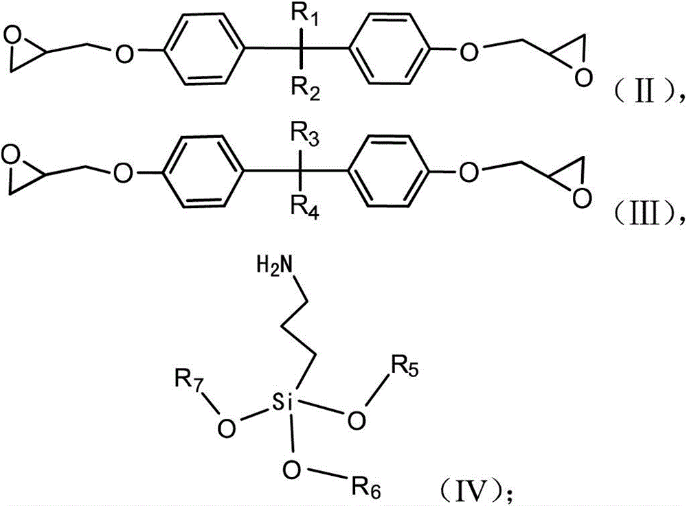 A kind of epoxy resin modified by silane coupling agent and its preparation method and application