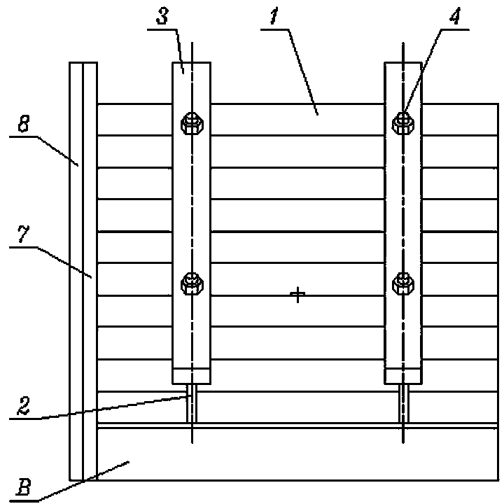 Overall concrete stair mold