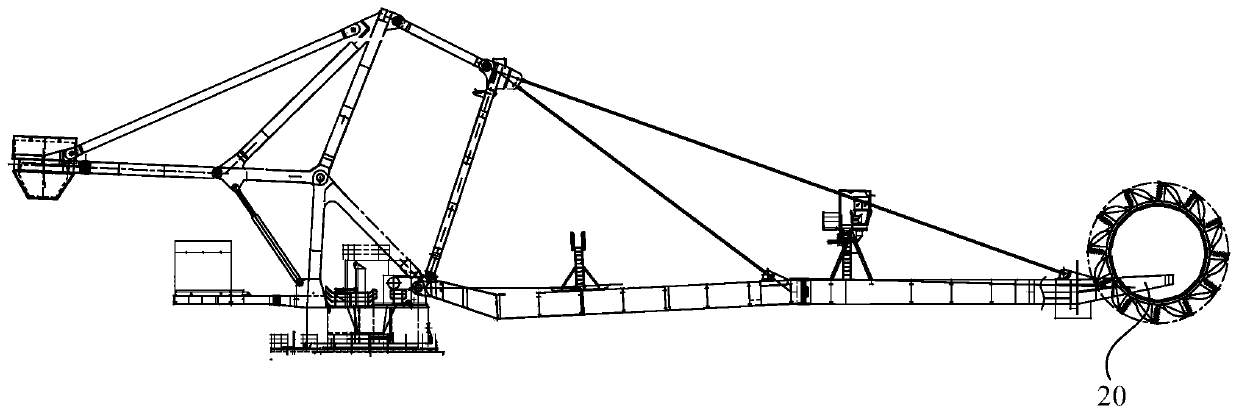 Anti-collision device and material treatment machine