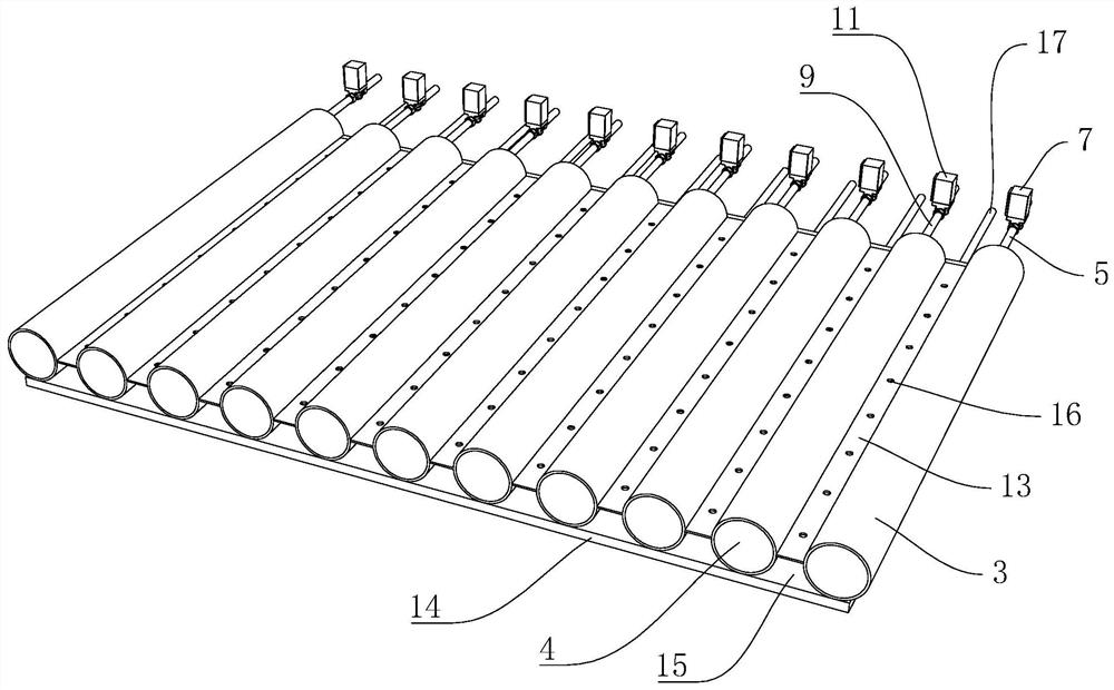 An air cushion adjustable anti-bedsore medical bed structure