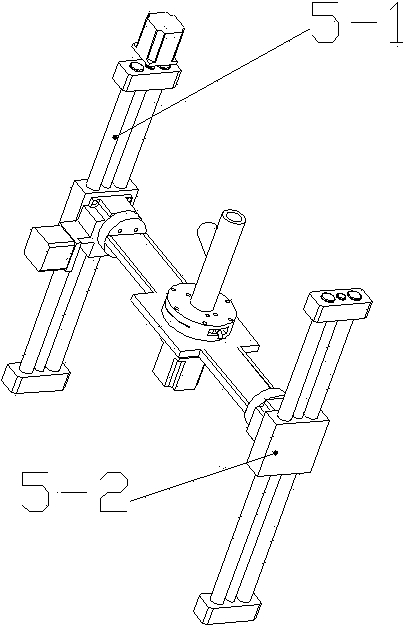 Multidimensional laser printing device and method capable of manufacturing large-angle cantilever structure workpiece