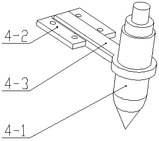 Multidimensional laser printing device and method capable of manufacturing large-angle cantilever structure workpiece