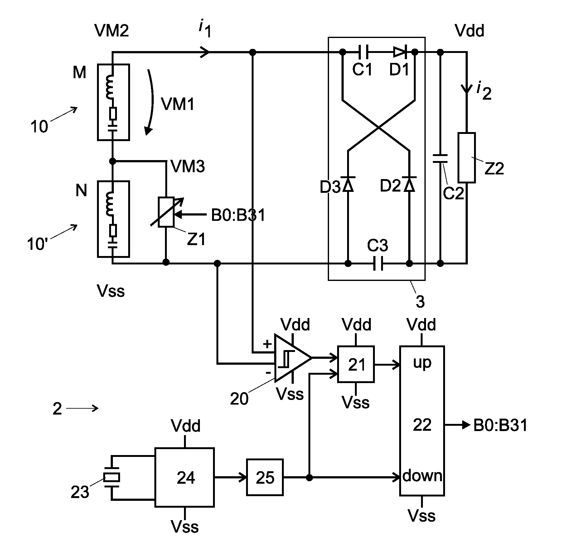 Regulating body for a wristwatch