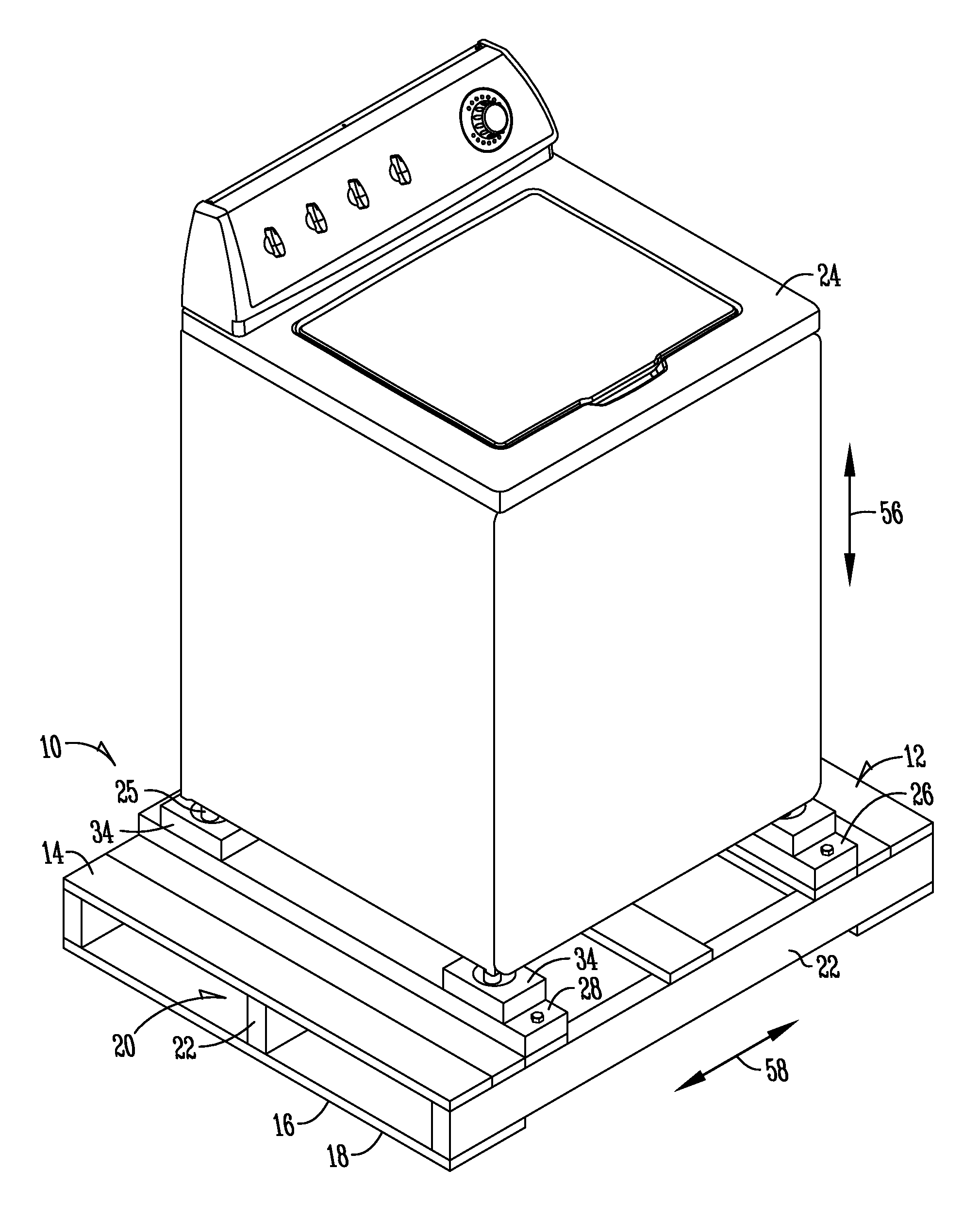 Pallet dampening system