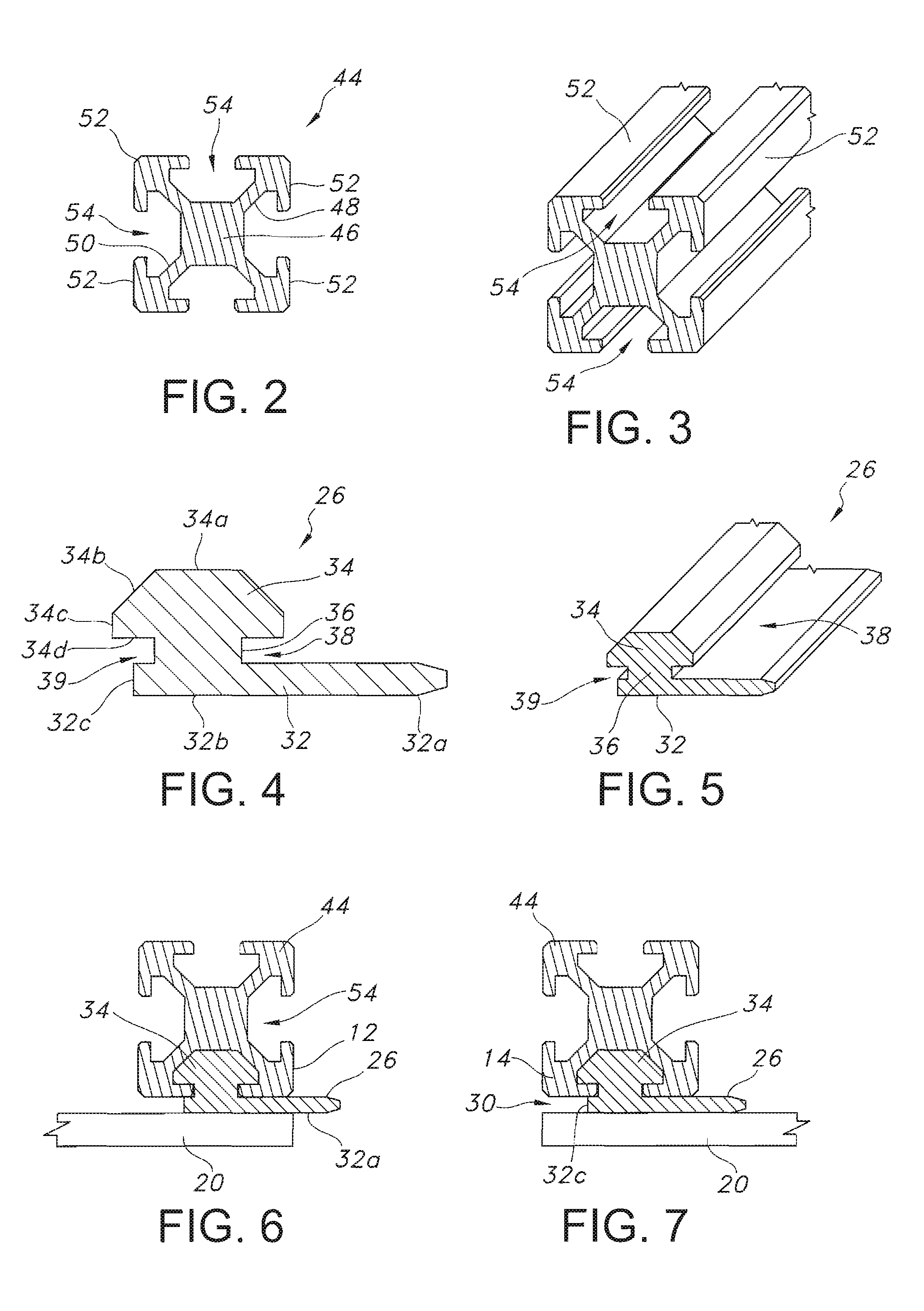 Temporary, non-load bearing wall assembly