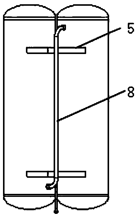 Water tank used for heat pump hot water heater