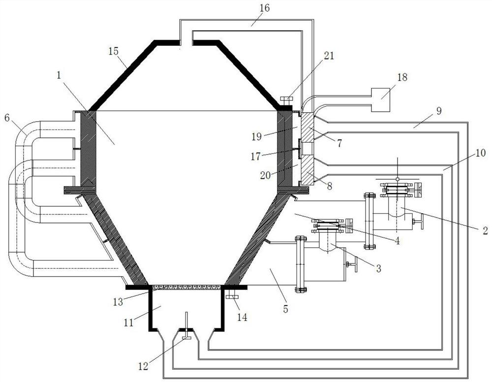 Preheating type alloy baking device