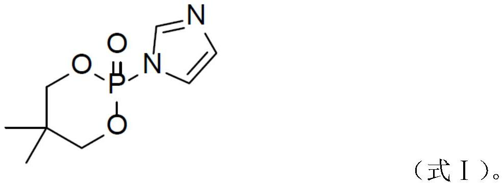 Phosphorus-nitrogen type flame retardant as well as preparation method and application thereof