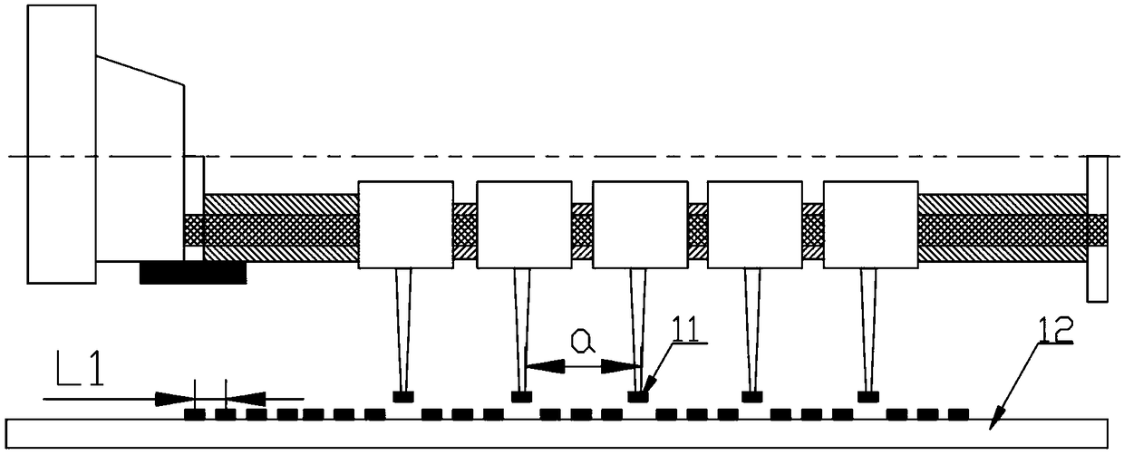 Mass transfer method and device for electronic elements