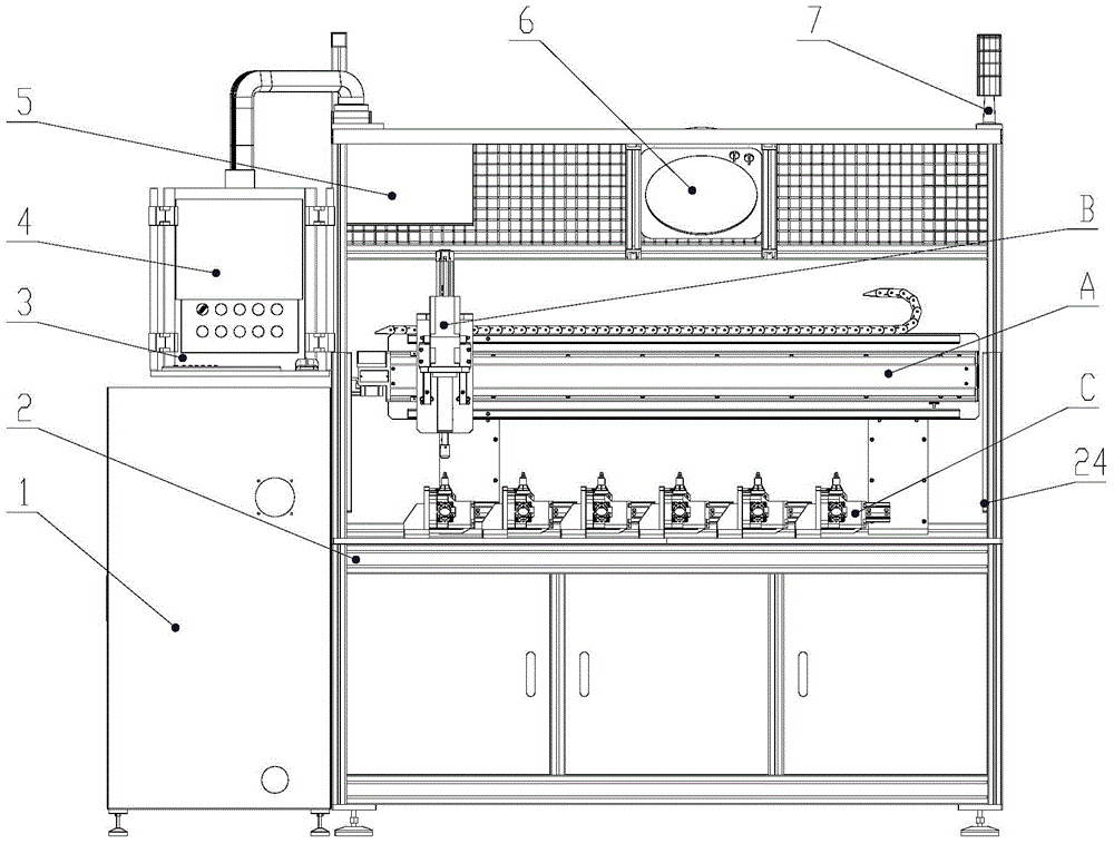 Pressure regulation and leakage detection device of automobile air filtration regulator