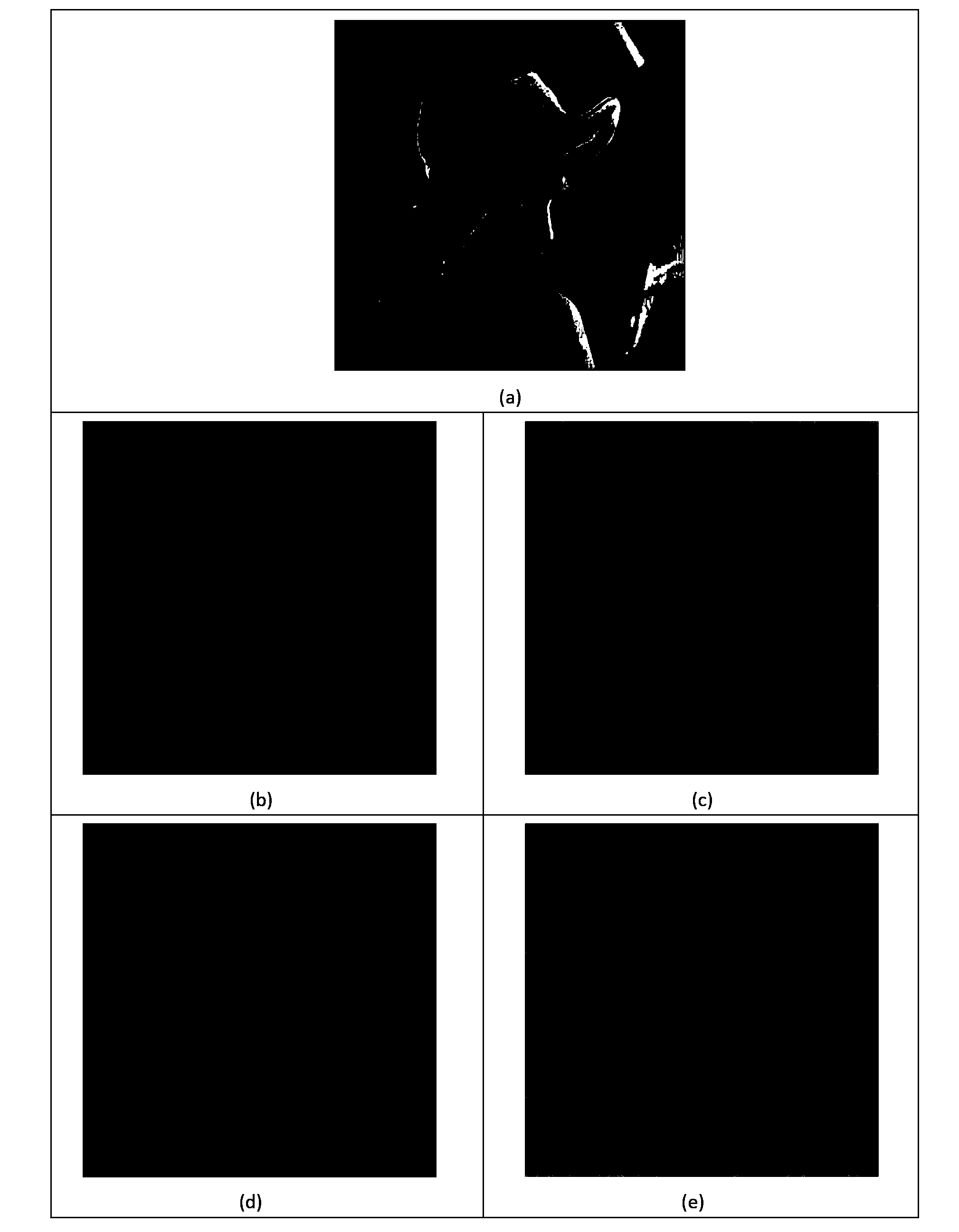 Pixel number clustering-based fuzzy C-average value gray level image splitting method