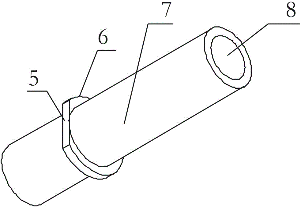 Model implanting nail with rubber jacket