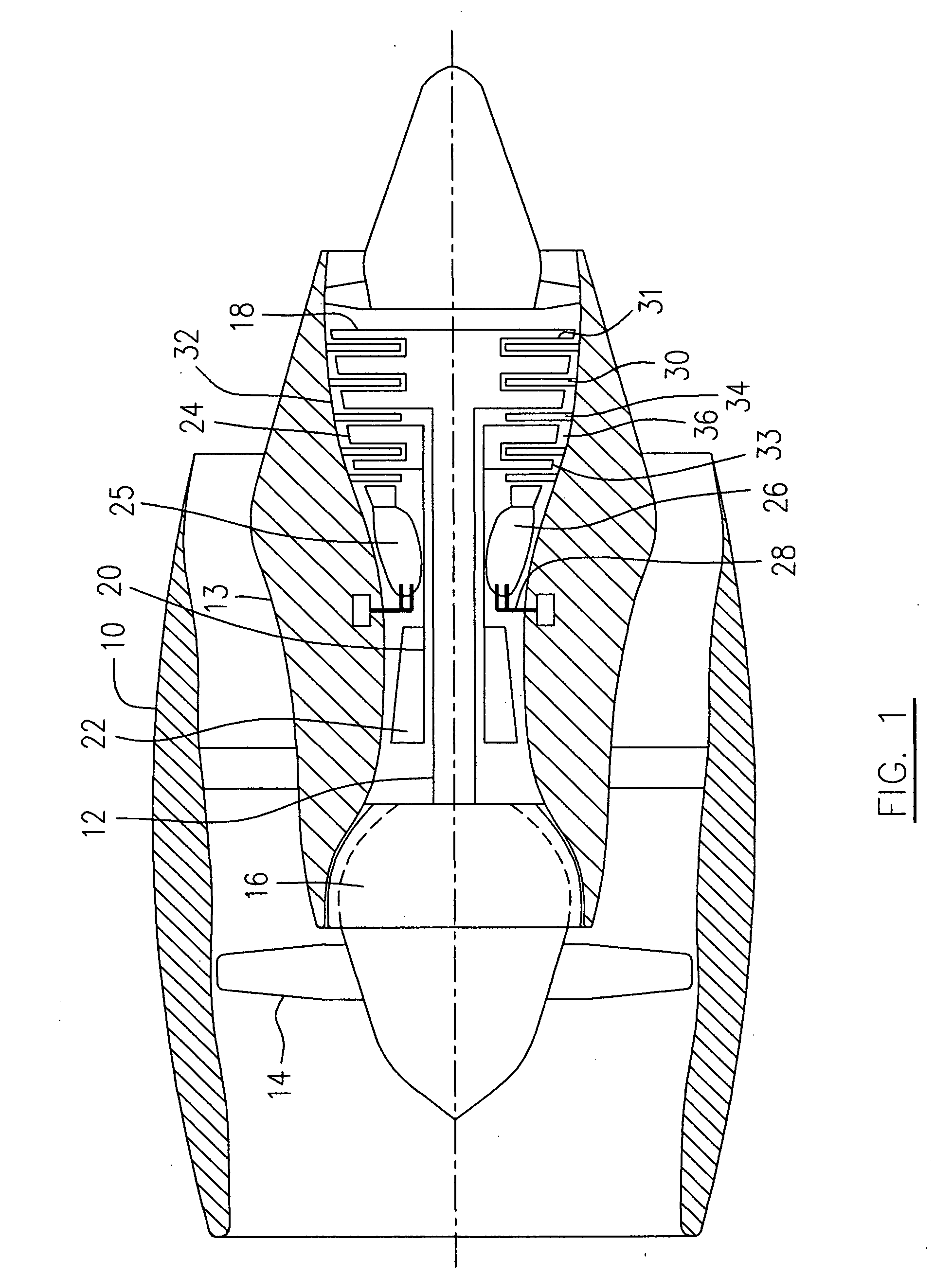 Circumferential feather seal