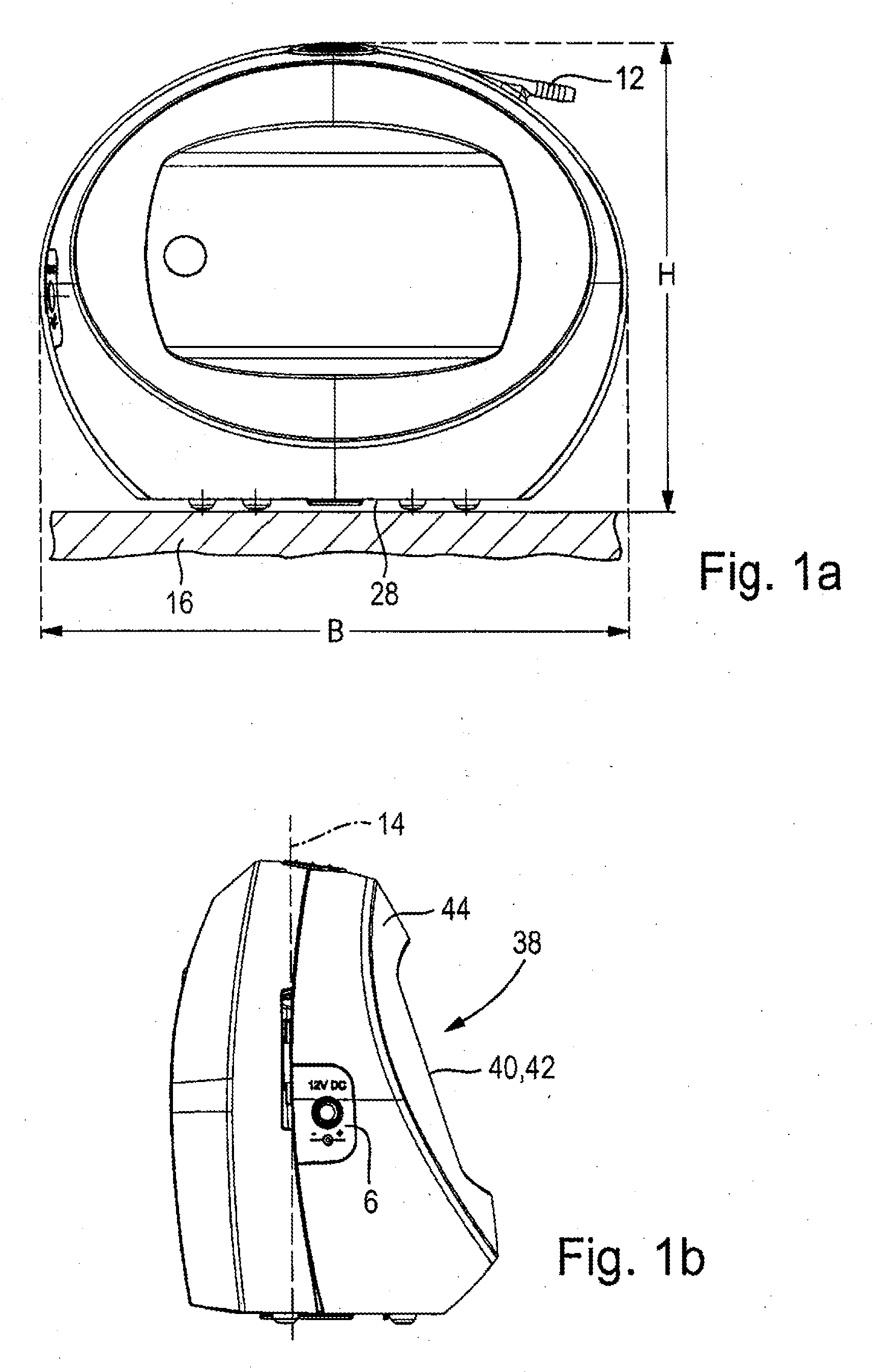 Vacuum generation device for vacuum treatment of wounds