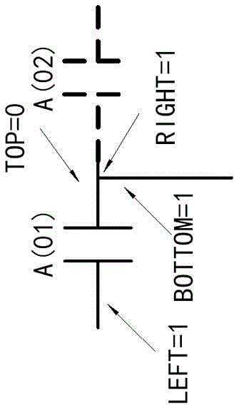 Ladder diagram matrix compiling and interpreting method based on PLC