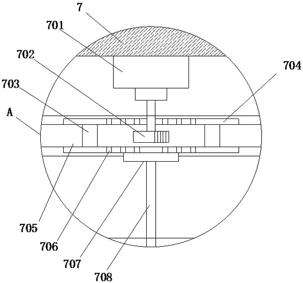 A fast collection and treatment device for fallen leaves