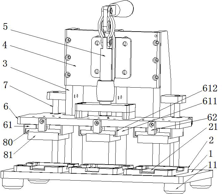 Tool for pressing conductive adhesive