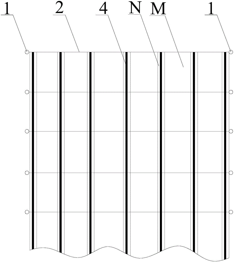 Barrier-free power supply line erection system for track field