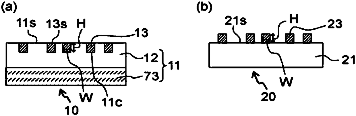 Transparent conductive film, method for manufacturing transparent conductive film, metal mold, and method for manufacturing metal mold