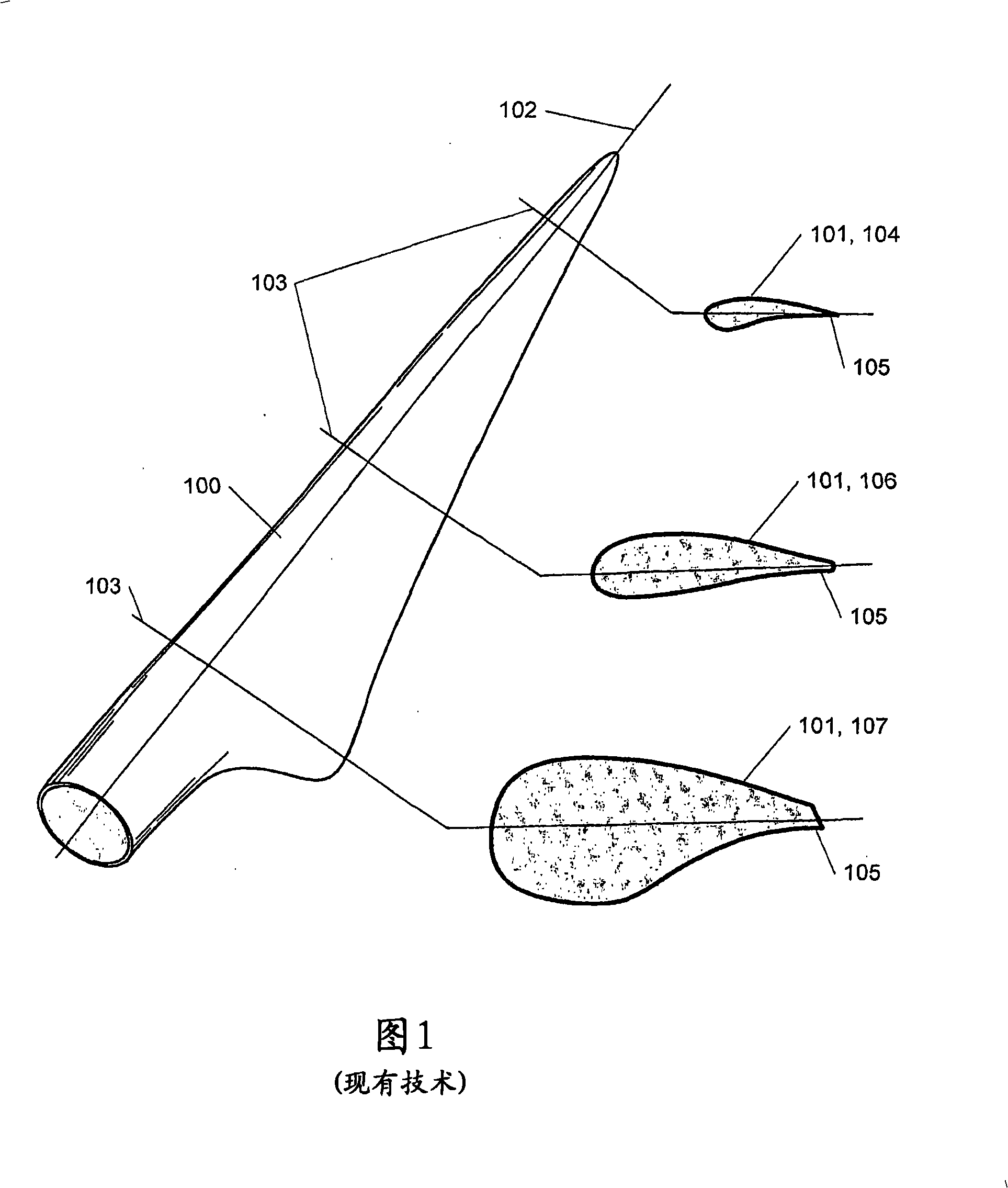 Wind turbine rotor blade comprising a trailing edge section of constant cross section