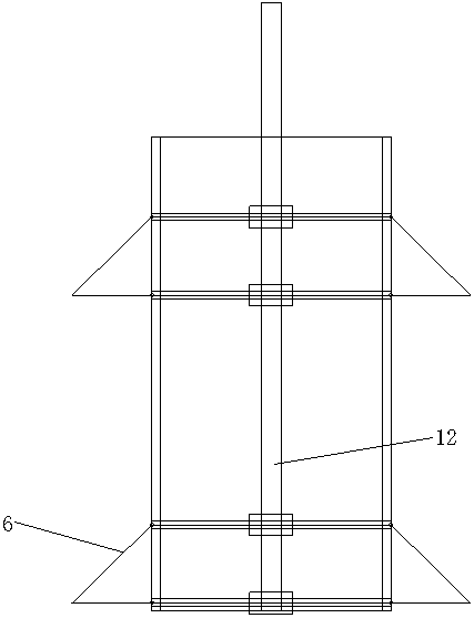 Inward-climbing tower crane self-elevating platform