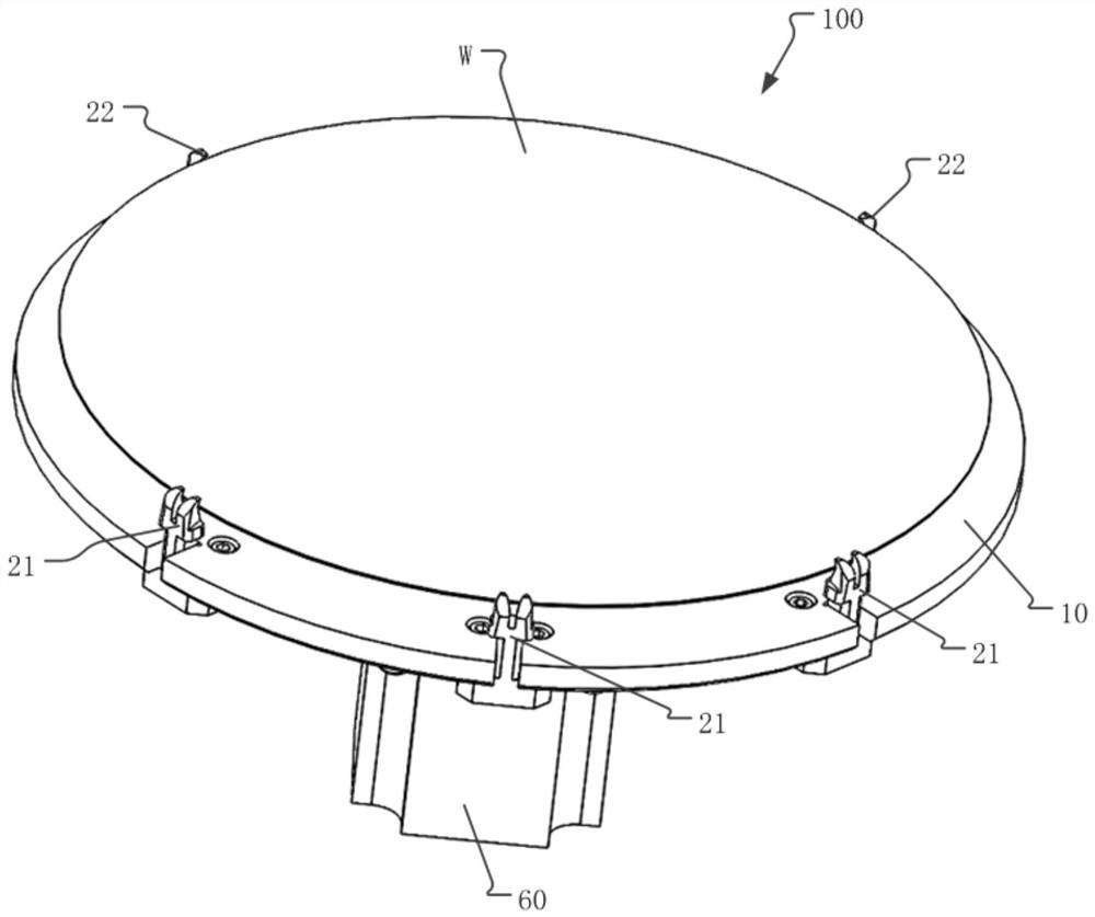 Wafer fixing device and wafer drying device