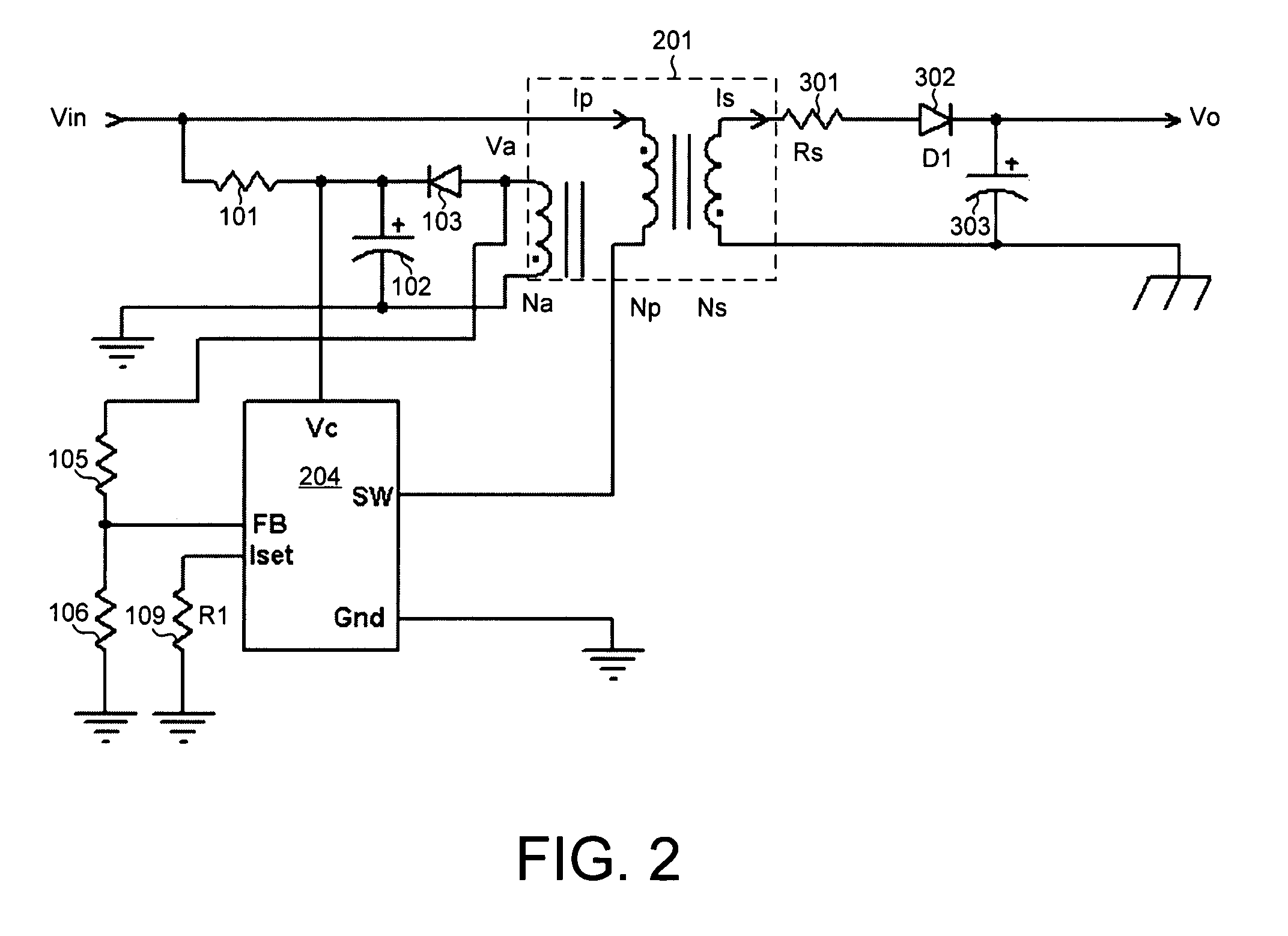 Primary side constant output current controller