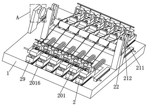 A kind of fiber textile yarn elastic performance detection device and detection method