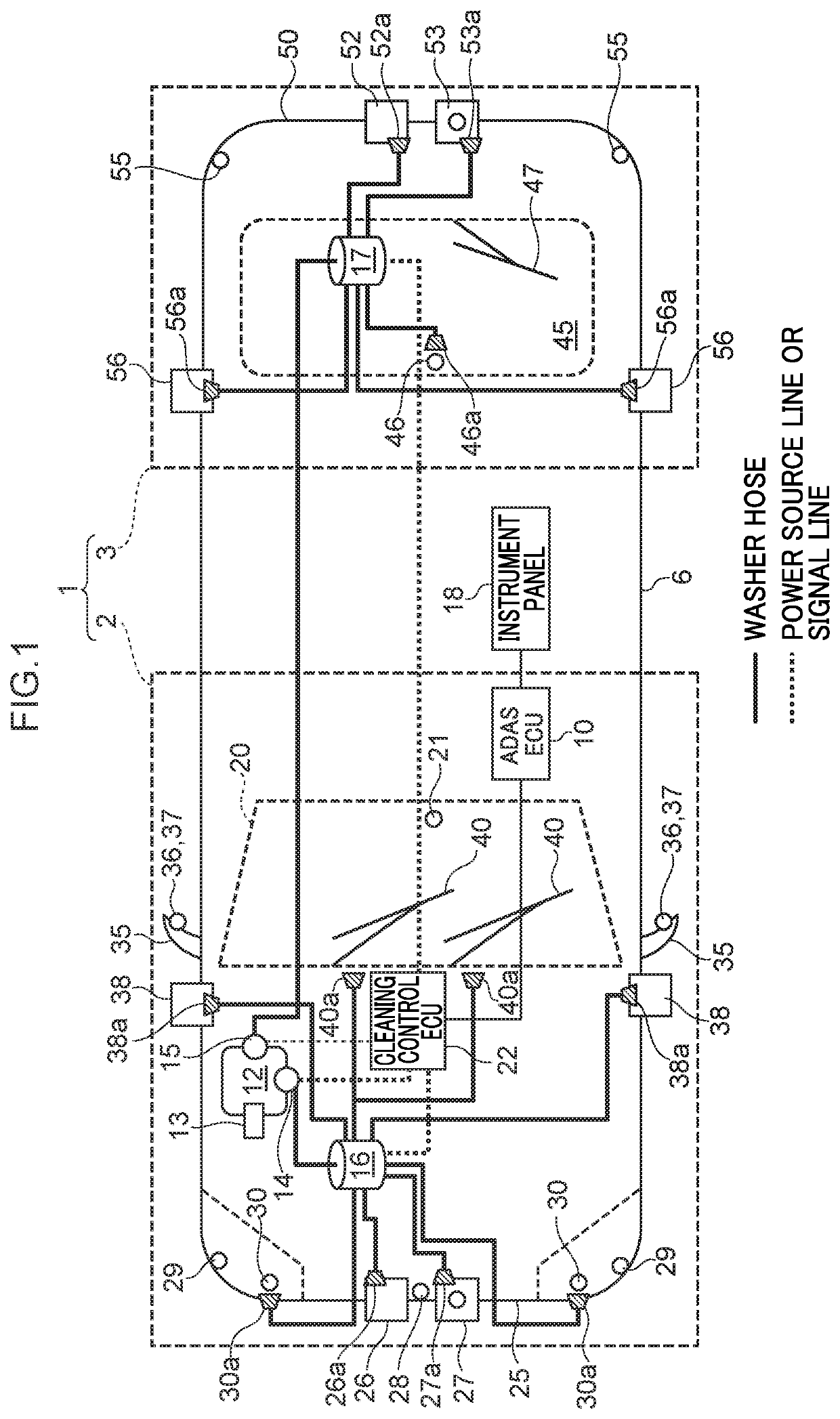 Vehicle cleaning system