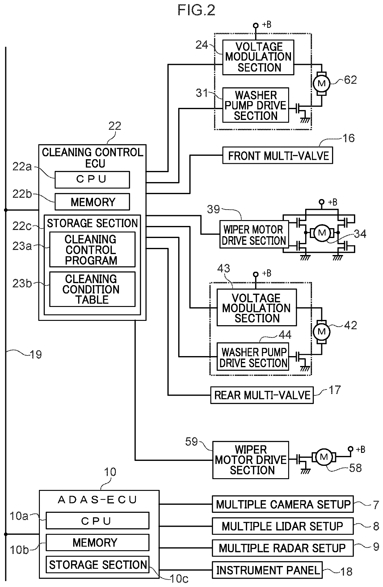 Vehicle cleaning system