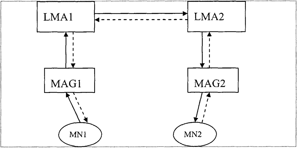 Method for maintaining local route continuity in proxy mobile IPv6