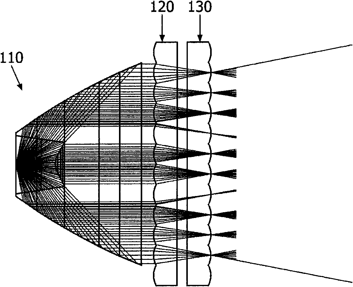 Floodlight with tiltable beam