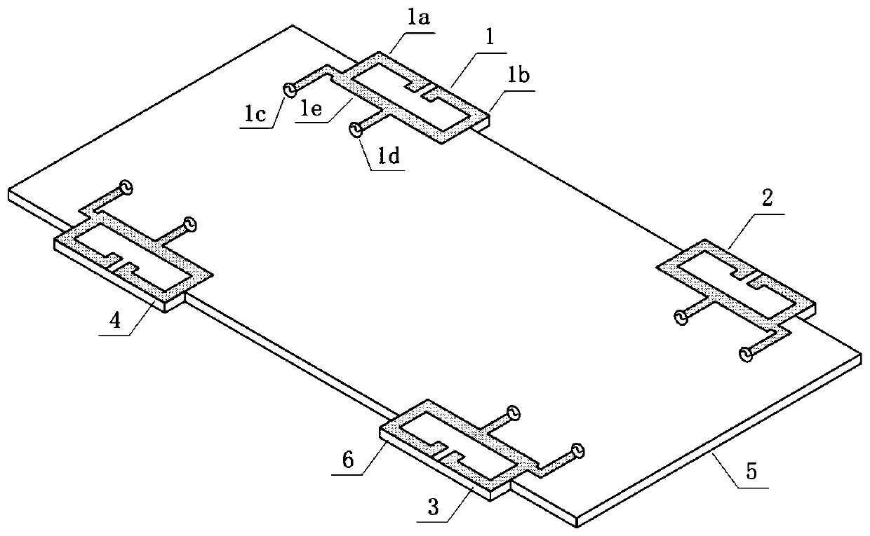 5G mobile terminal MIMO antenna based on circuit decoupling