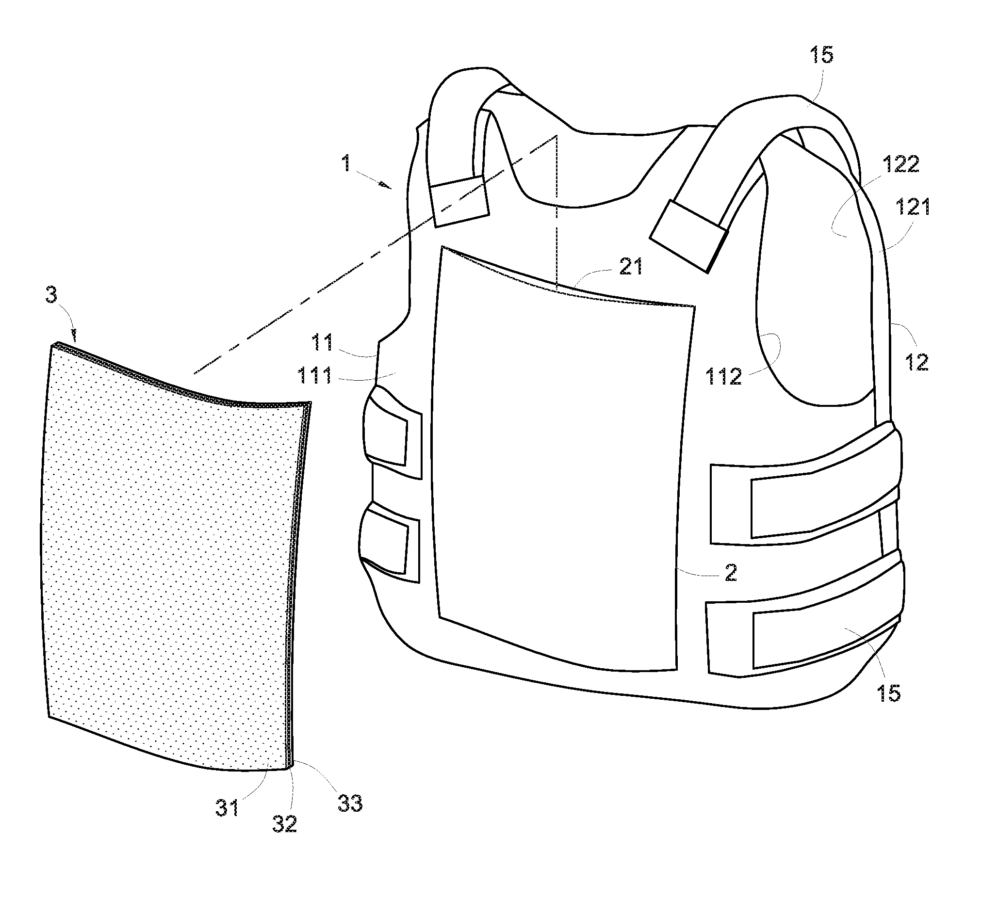 Removable healthcare and protective multi-functional leisurewear