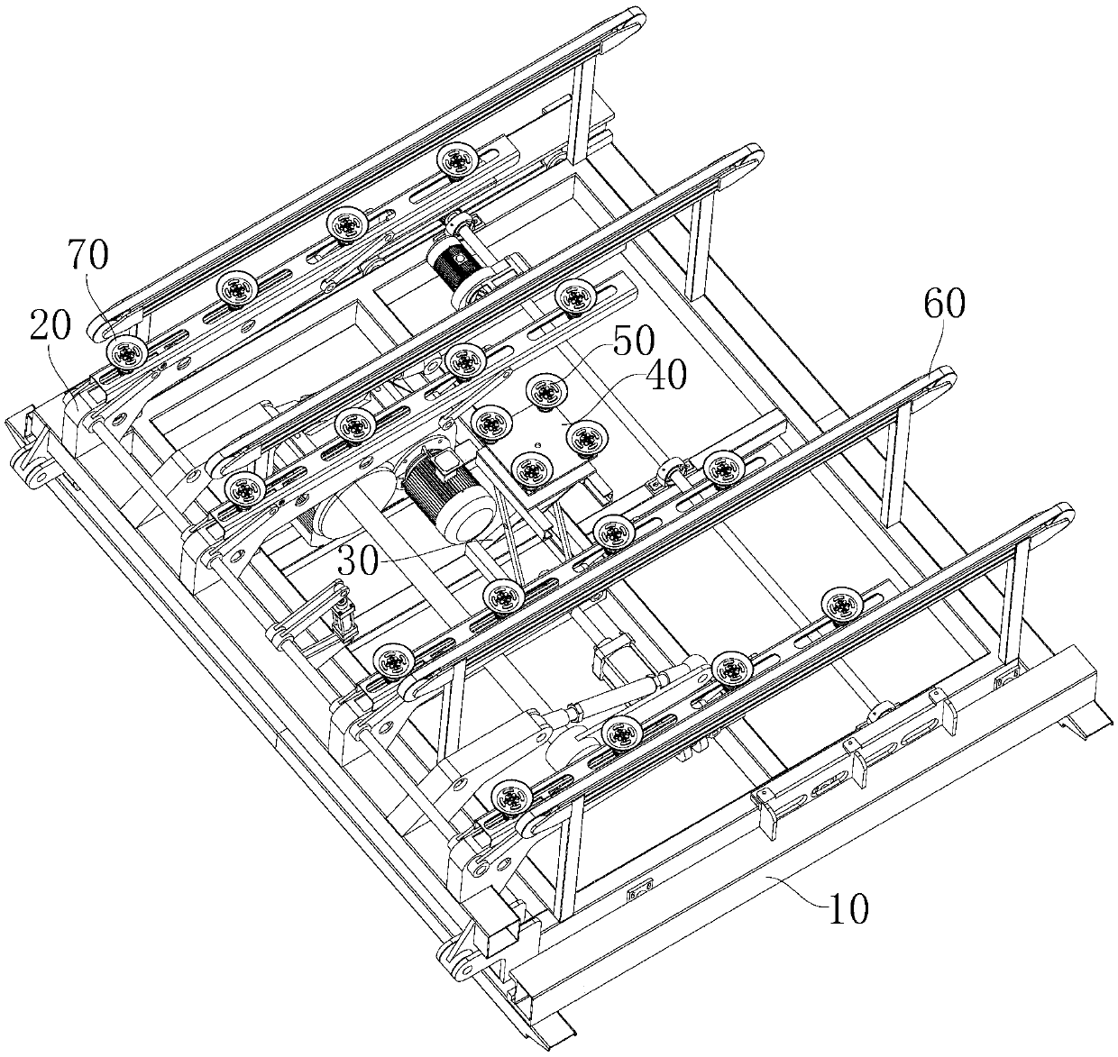 Glass sheet loading and unloading platform