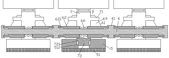 Anti-abrasion connected chair device