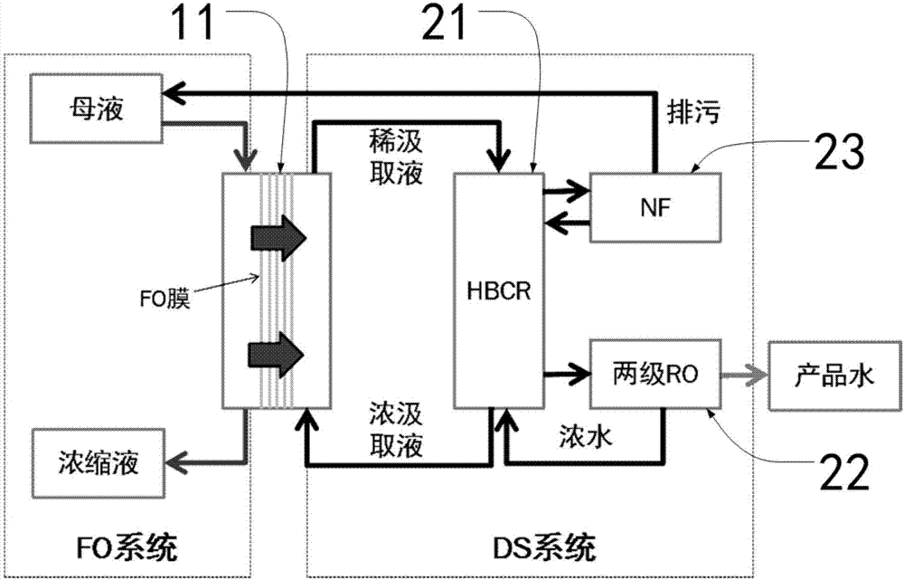 High salt water zero discharge treatment system